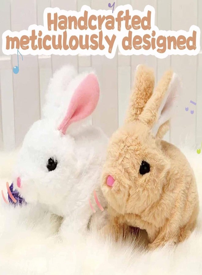 Gyfimdo Bunby - My Realistic Bunny Toy, Interactive Bunny Realistic Bunny, Bunbi Realistic Bunny, Vitality Bliss Bunny, Jumping, Twitching, and Shaking Ears (White) - Image 3