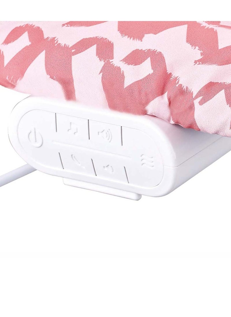 Soft Cushion Baby Bouncer With Soothing Music,  Calm Vibrations and Removable Toys