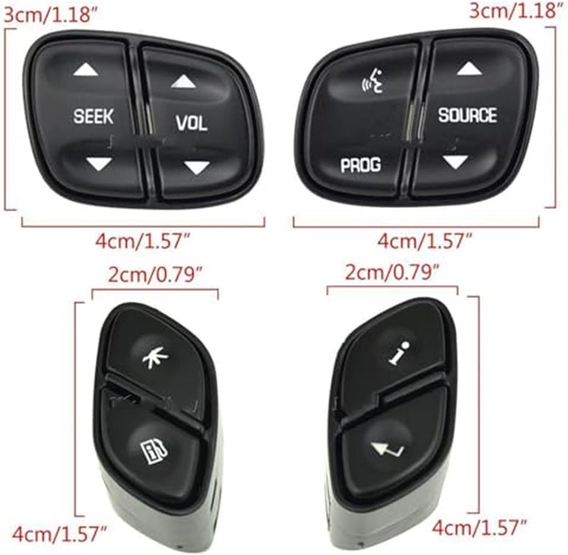DEMULAX Car Cruise Control Button for Cadillac Escalade - Image 3