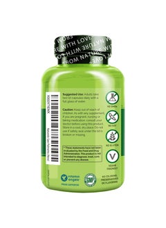 NATURELO Prostate And Urinary Health Saw Palmetto Berry, Pygeum Bark, & Turmeric Extract - 60 Vegetarian Capsules,Dietary Supplement Formulated To Support Prostate & Urinary Health  - Image 2