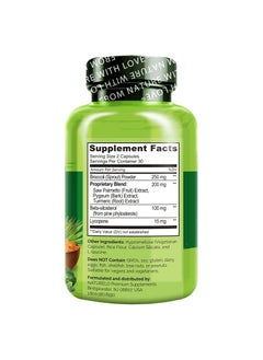 NATURELO Prostate And Urinary Health Saw Palmetto Berry, Pygeum Bark, & Turmeric Extract - 60 Vegetarian Capsules,Dietary Supplement Formulated To Support Prostate & Urinary Health  - Image 3