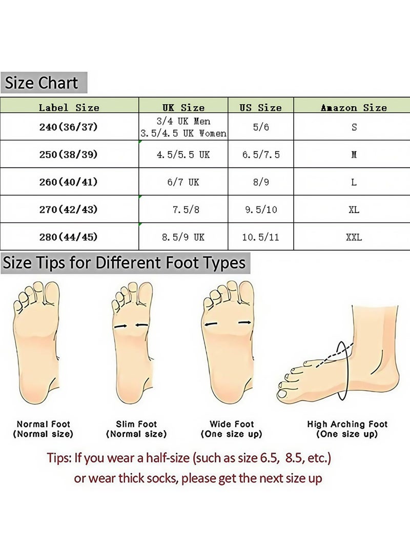 Hoasis Unisex Slip On Slippers for Women/Men, Non-Slip Light Weight Flat Slide Shower Sandals, House Soft Flip Flop Shoes, for Indoor, Garden,Bathroom, Poolside - Image 2