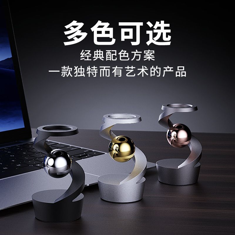 Kinetic desktop toy defying gravity, Desktop hanging gyroscope - Image 4