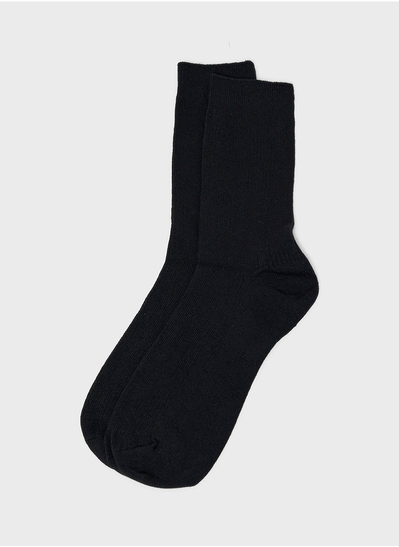 Seventy Five Basics Pack Of 3 Crew Length Socks  - Image 3