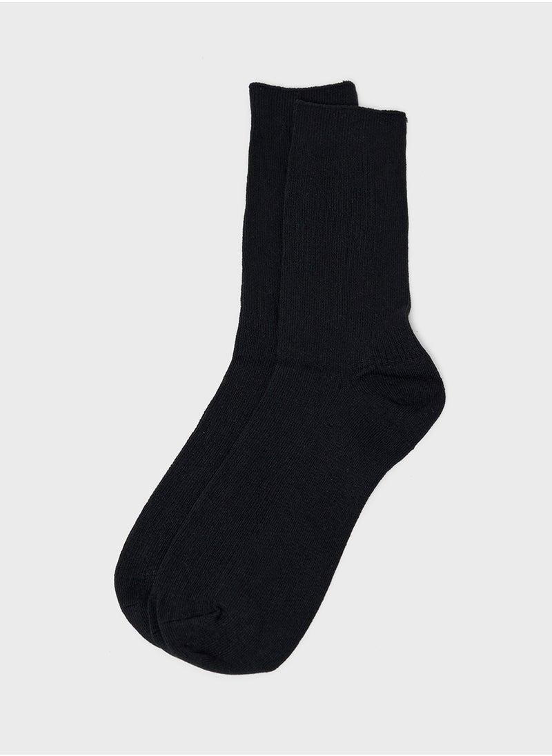 Seventy Five Basics Pack Of 3 Crew Length Socks  - Image 4