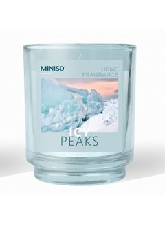 Miniso MINISO Wonderful Trip Series Scented Candle (Glacier) – Aromatherapy Candle, Natural Soy Wax, Cool & Refreshing Fragrance, Home Décor, Ideal for Relaxation, Meditation, Gift-Giving 