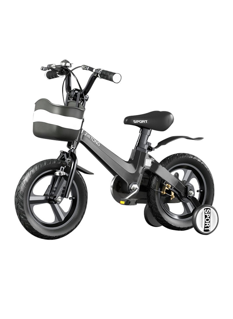 MaBaby 18 Inch Kids Bike Magnesium Alloy Kids' Bike Children's Bicycle For 7-9 Years Old Girls And Boys With Training Wheels Sensitive Brakes Wear-Resistant Tires Safe and Stable  - Image 1