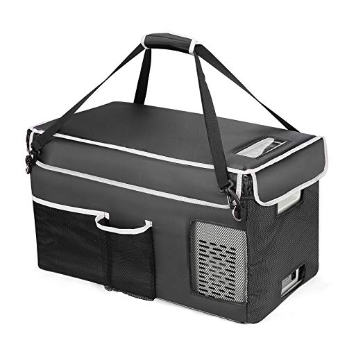 BougeRV 23 Quart Insulated Protective Cover, 12 Volt Car Refrigerator Cover, Portable Freezer Cover for BougeRV CR22 Refrigerator (Refrigerator NOT Included, NOT for CRPRO Fridge) - Image 1