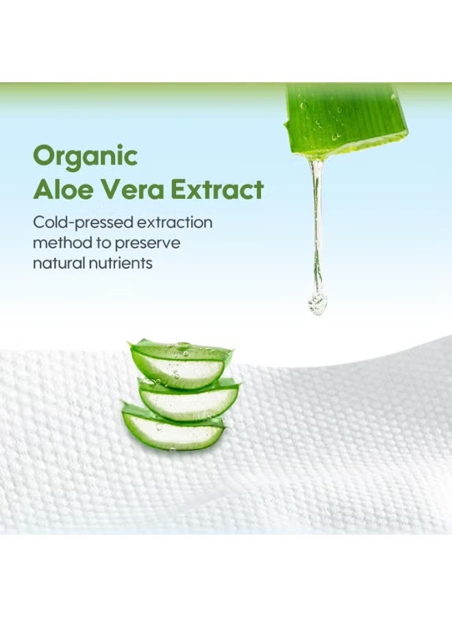 أيويبي مناديل مبللة للأطفال لطيفة على البشرة بنسبة 100%، 84 منديل - عبوة من 3 قطع (252 قطعة) - Image 3