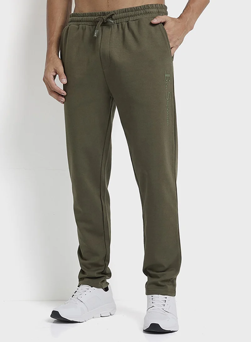 Ben Sherman Elastic Waistband Knitted Joggers