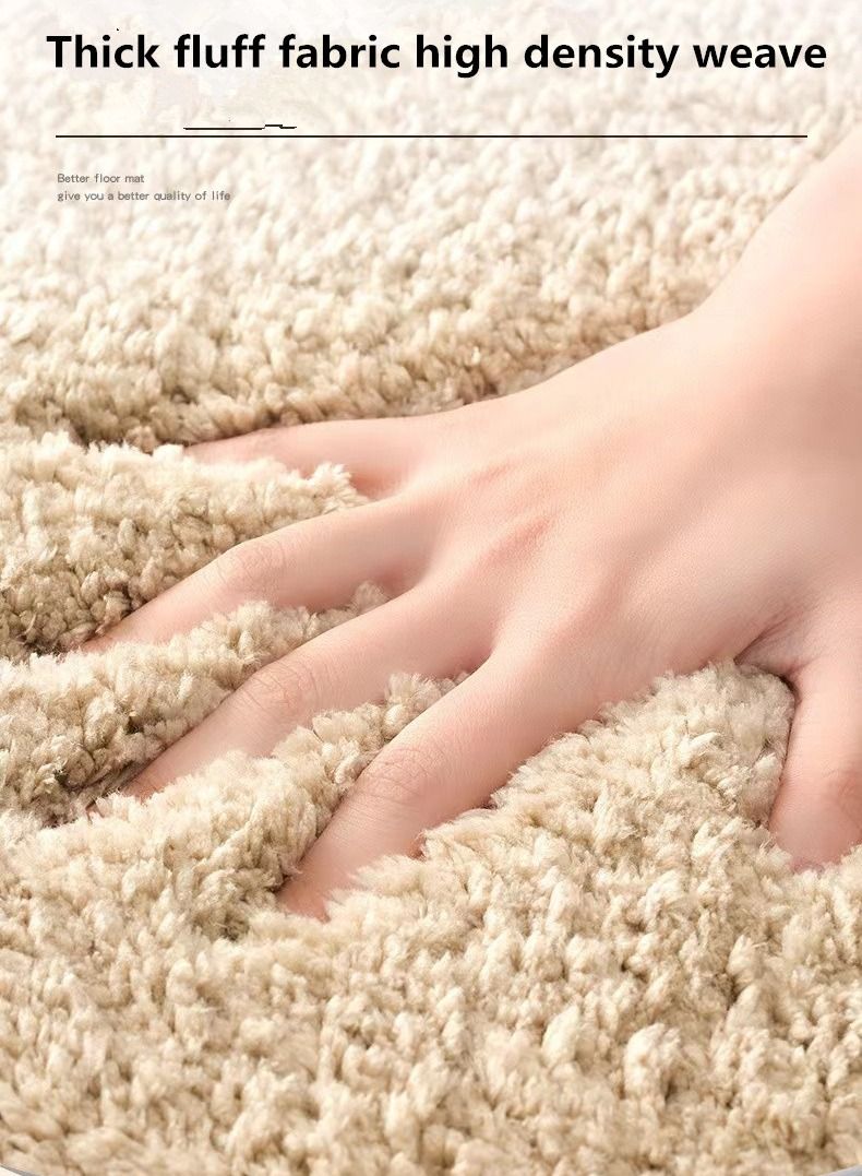 Kutis Non-Slip Bath Mat Super Absorbent Shower Thickened Soft 50 x 80 centimeter - Image 2