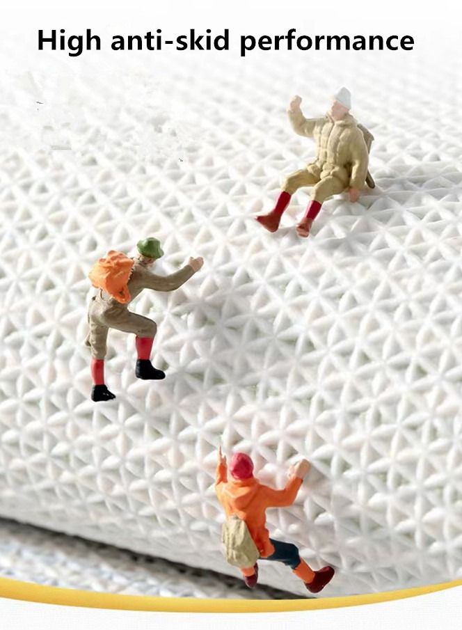 Kutis Non-Slip Bath Mat Super Absorbent Shower Thickened Soft 50 x 80 centimeter - Image 3