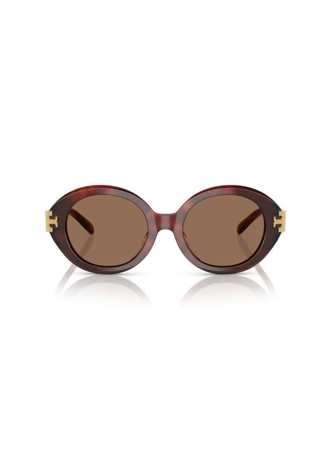 توري بورش 0Ty7210U Round Sunglasses