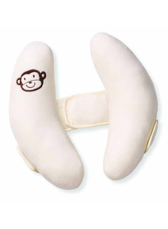 VANVENE Inchant Adjustable Toddler Headrest & Neck Support Banana Shape Travel Pillowbest Headrest For Car Seatpushchair (White) - Image 2
