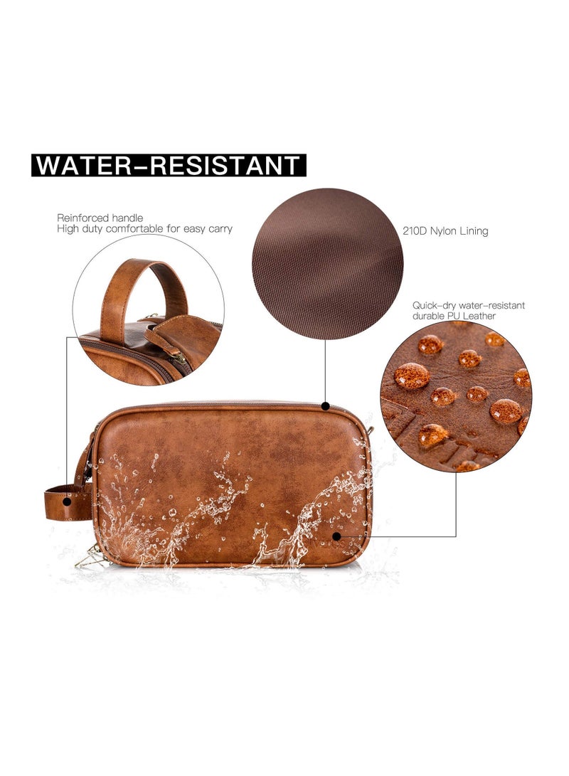 حِرَاس حقيبة سفر لأدوات الزينة وحقيبة غسيل وحقيبة يد ذات سعة كبيرة وحقيبة أدوات الزينة للرجال والنساء - Image 3