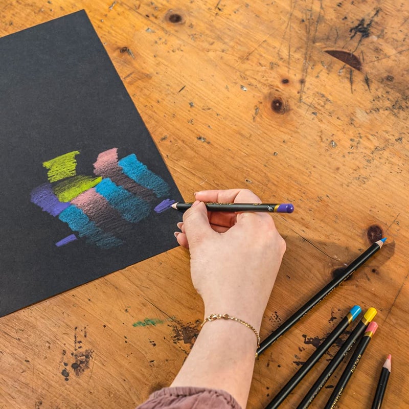 Derwent Chromaflow Colored Pencils Tin, Set of 72, Great for Holiday Gifts, 4mm Wide Core, Multicolor, Smooth Texture, Art Supplies for Drawing, Blending, Sketching, Professional Quality (2306014) - Image 4