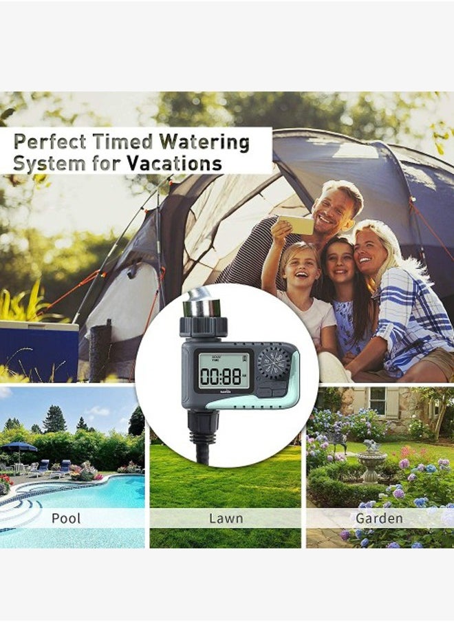 RAINPOINT Sprinkler Timer Water Timer with Rain Delay Manual Automatic System