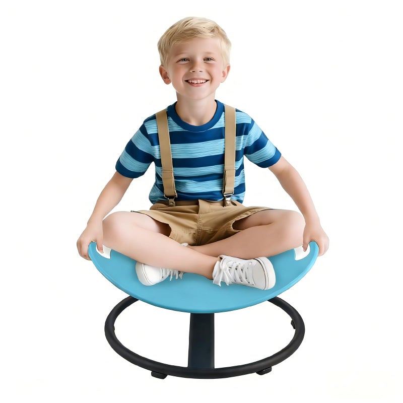 Casuenia Spinning Chair for Autistic Kids, Sensory Swivel Chair with Safety Handles, 330LBS Weight Capacity, Spinning Toy for Kids Autism & ADHD Age 3+, Sensory Product for Body Balance - Image 1