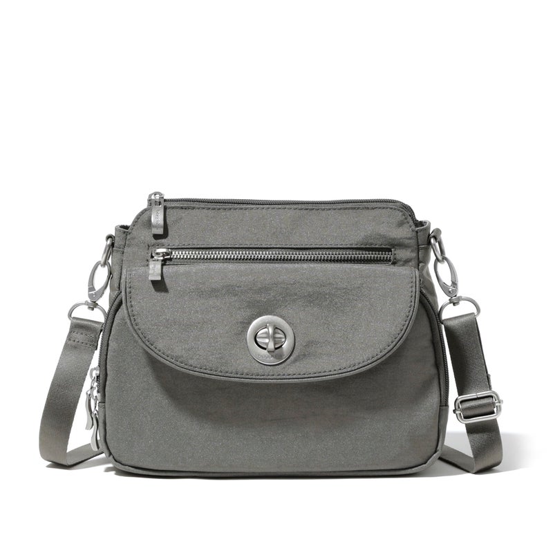 Baggallini Women's Calais Crossbody Bag, Sterling Shimme - Image 1