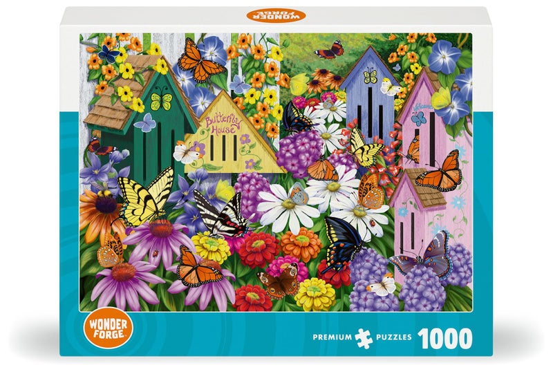 Wonder Forge Garden Neighbors 1000 Piece Jigsaw Puzzle For Adults | Unique  Perfectly-Fitting Pieces | Fun  Vibrant Imagery |   Exclusive - Image 2