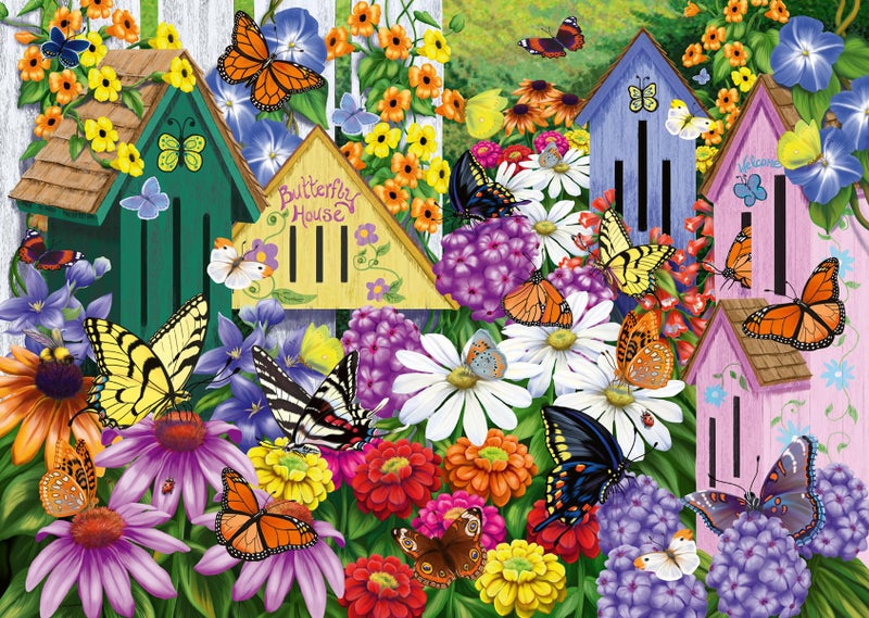 Wonder Forge Garden Neighbors 1000 Piece Jigsaw Puzzle For Adults | Unique  Perfectly-Fitting Pieces | Fun  Vibrant Imagery |   Exclusive - Image 1