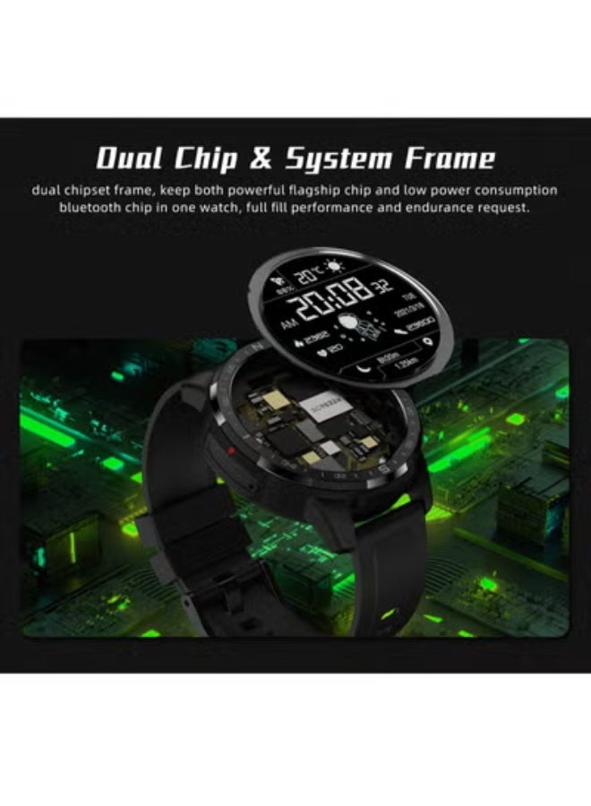 Dual System 4G Smartwatch – 5MP HD Camera 1000mAh Battery SIM & Bluetooth Call ,AI Sports Heart Rate & SpO₂ Monitor