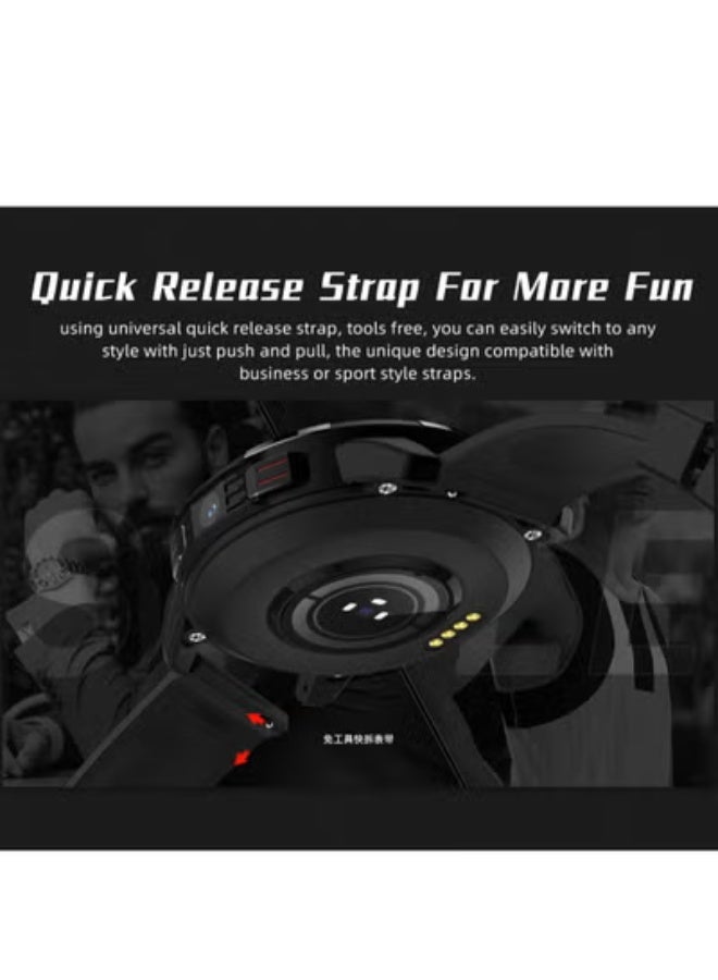 Dual System 4G Smartwatch – 5MP HD Camera 1000mAh Battery SIM & Bluetooth Call ,AI Sports Heart Rate & SpO₂ Monitor