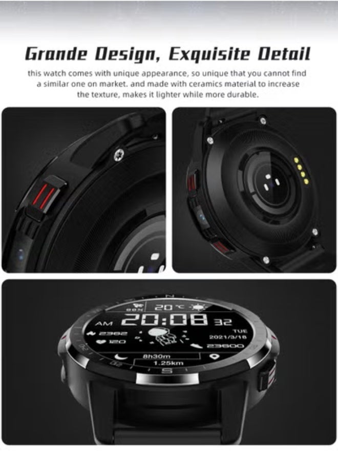 Dual System 4G Smartwatch – 5MP HD Camera 1000mAh Battery SIM & Bluetooth Call ,AI Sports Heart Rate & SpO₂ Monitor