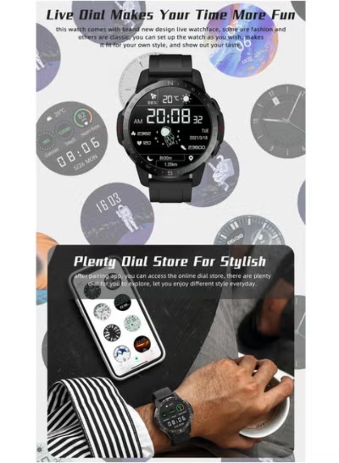 Dual System 4G Smartwatch – 5MP HD Camera 1000mAh Battery SIM & Bluetooth Call ,AI Sports Heart Rate & SpO₂ Monitor
