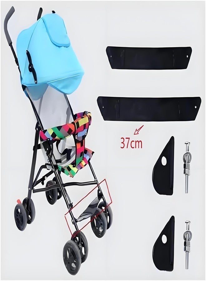 Kryoflare Adjustable Stroller Footrest Replacement, Universal Fit Car Seat Foot Rest for Toddlers & Babies, Anti-Slip Silicone Pushchair Accessories with Soft Padding (37cm) - Image 3
