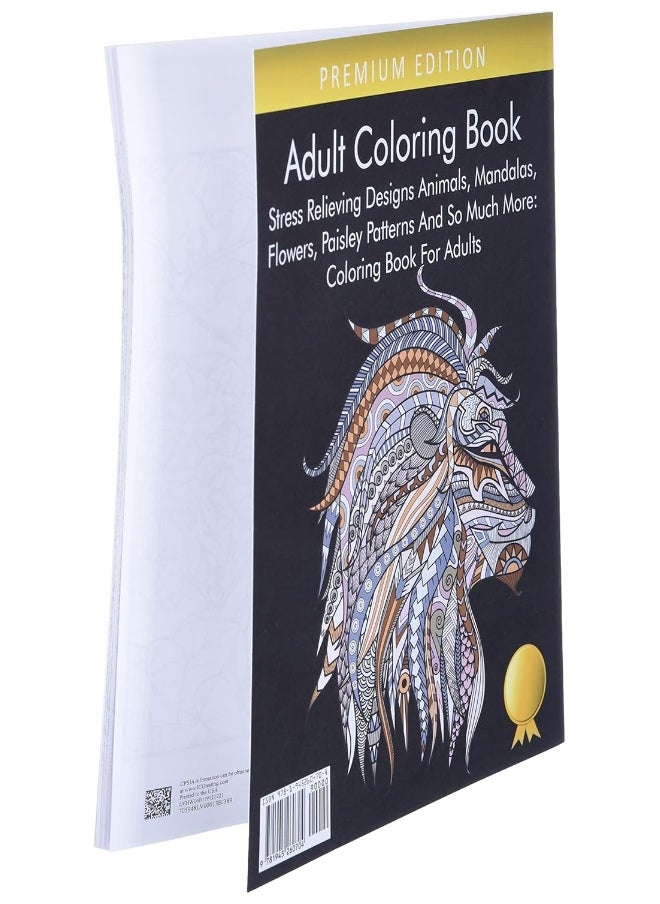 Adult Coloring Book: Stress Relieving Designs Animals, Mandalas, Flowers, Paisley Patterns And So Much More: Coloring Book For Adults  - Image 4