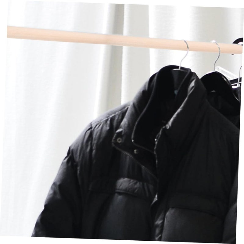 10 قطعة من قضبان الوتد الخشبية 6 مم × 30 مم عصي خشبية صلبة للحرف اليدوية وديكور المنزل - Image 5