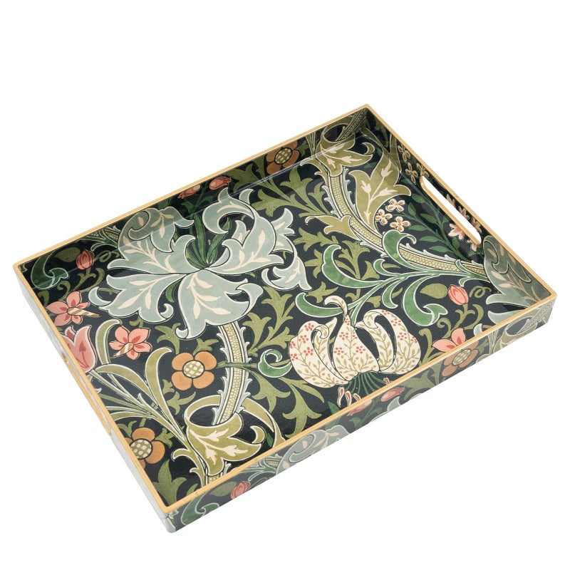 AGIOTA Coffee Table Trays, Serving Tray with Handles, Large Tray for Ottoman Coffee Table, Tray for Living Room Modern - Image 1