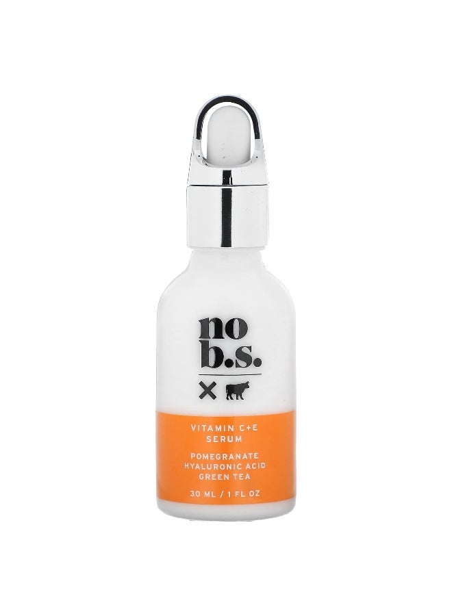 No BS Skincare No BS Skincare, Vitamin C + E Serum, 1 fl oz (30 ml) - Image 1