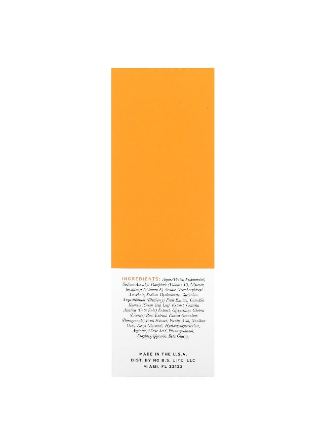 No BS Skincare No BS Skincare, Vitamin C + E Serum, 1 fl oz (30 ml) - Image 3