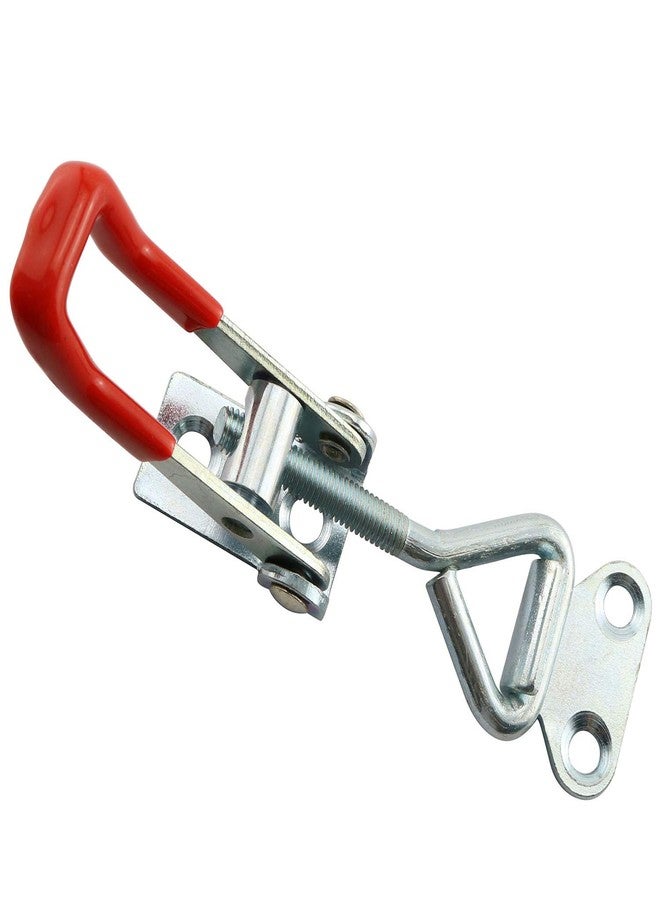 Tegg 4PCS Latch Catch Cabinet Boxes Handle Toggle Lock Clamp Hasp Silver 4001 - Image 3