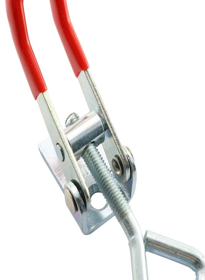 Tegg 4PCS Latch Catch Cabinet Boxes Handle Toggle Lock Clamp Hasp Silver 4001 - Image 5