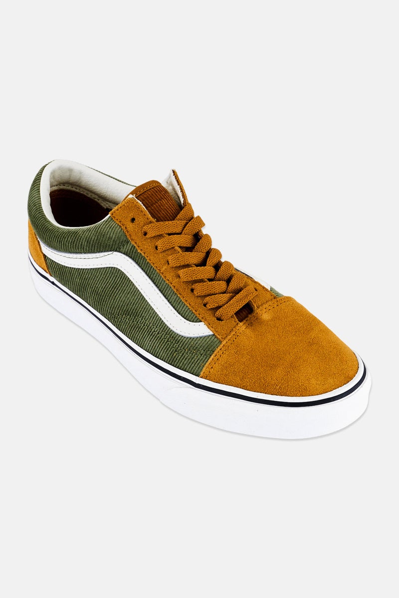 VANS Men Old Skool Lace Up Micro Suede Skateboard Shoes, Multicolor - Image 1