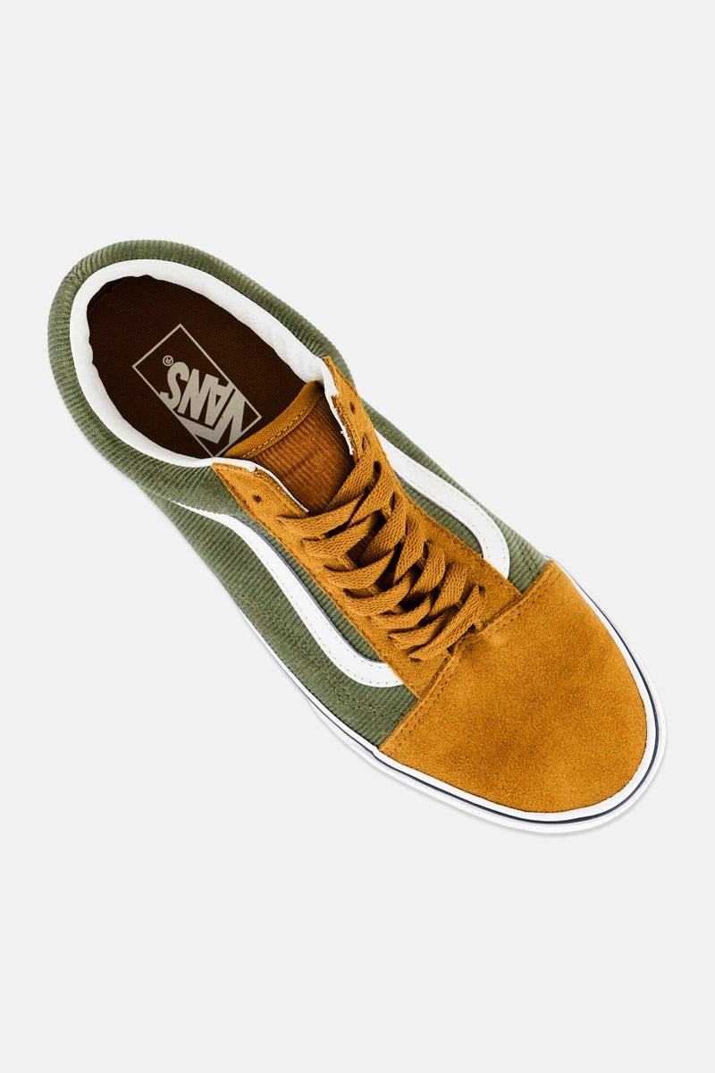 VANS Men Old Skool Lace Up Micro Suede Skateboard Shoes, Multicolor - Image 4