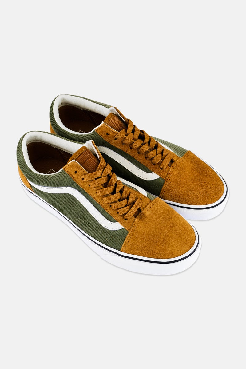 VANS Men Old Skool Lace Up Micro Suede Skateboard Shoes, Multicolor - Image 2