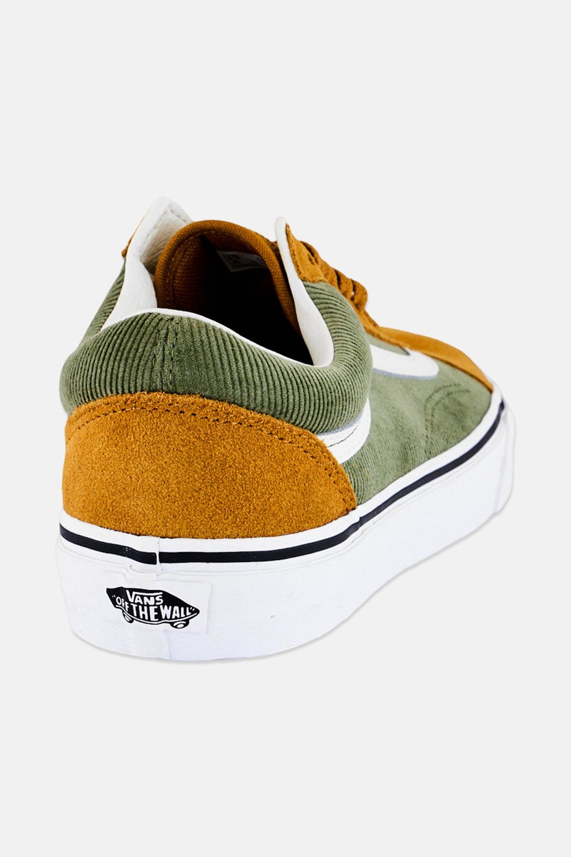 VANS Men Old Skool Lace Up Micro Suede Skateboard Shoes, Multicolor - Image 3