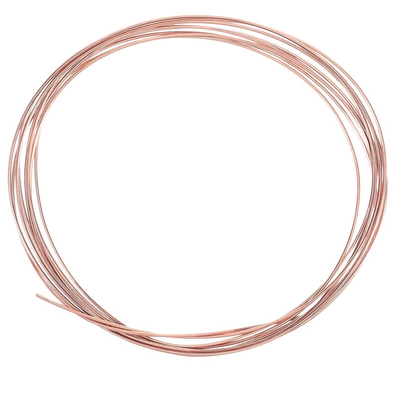 Soft Bare Copper Wire 2mm 5m Roll for DIY Crafts and Jewelry Making Conductive Copper Wire for Beading and Sculpting Handmade Craft for Art Projects - Image 1