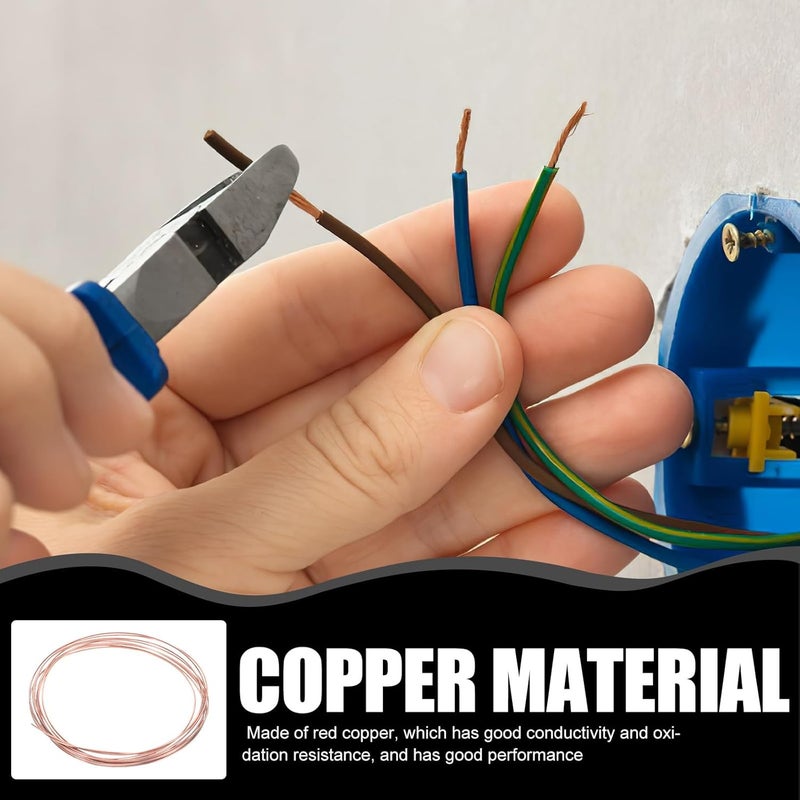 Soft Bare Copper Wire 2mm 5m Roll for DIY Crafts and Jewelry Making Conductive Copper Wire for Beading and Sculpting Handmade Craft for Art Projects - Image 4