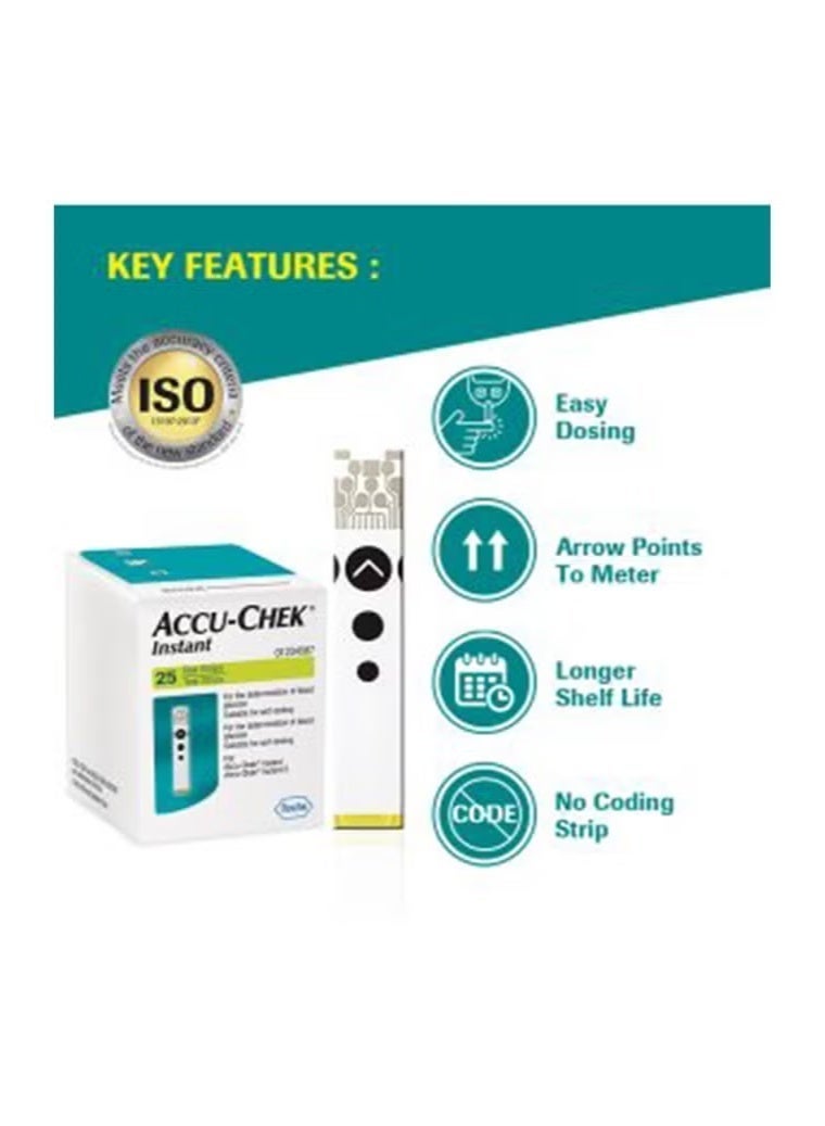 ACCU-CHEK Instant 100-Piece Instant Blood Glucose Test Strips - Image 3