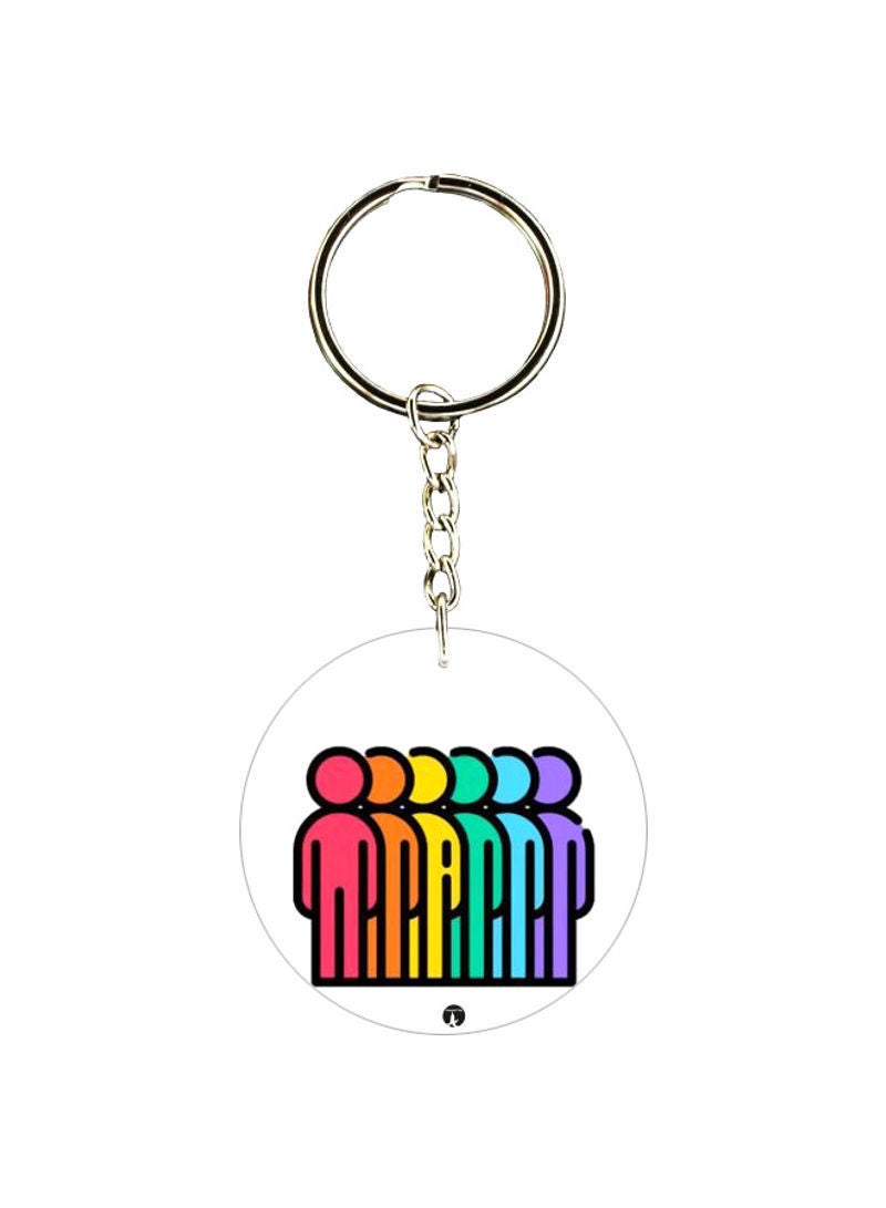 RKN Printed Double Sided Keychain