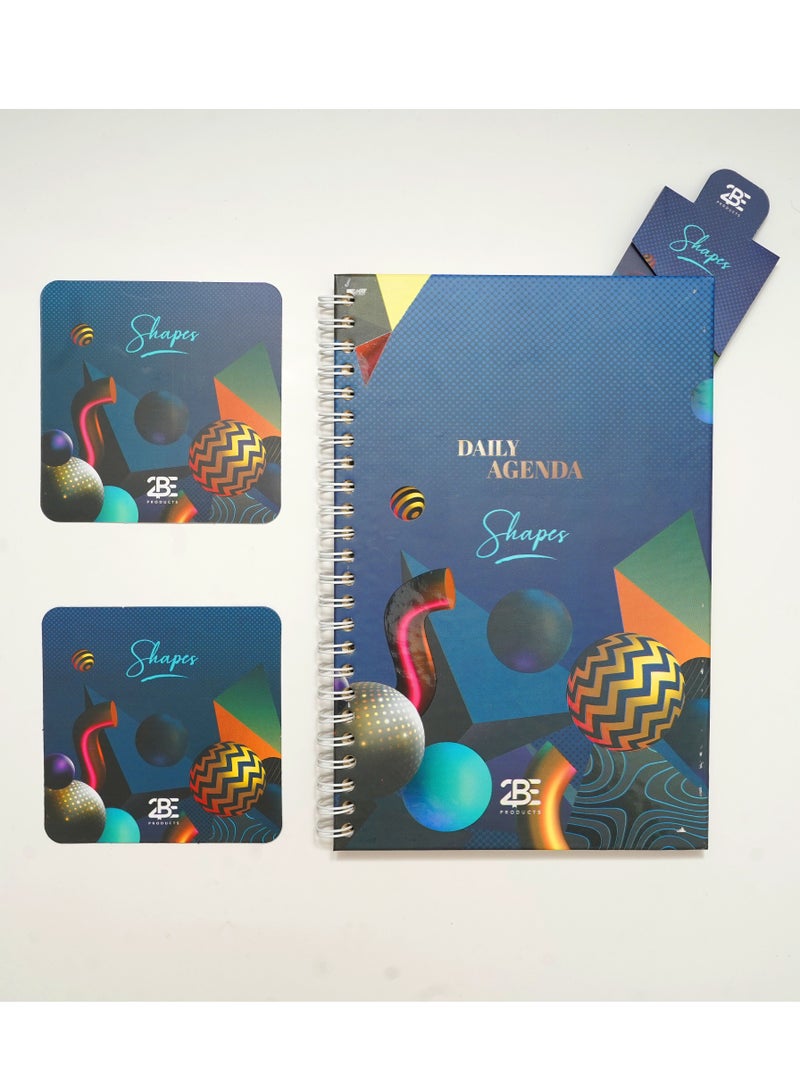 Borg El Arab 2BE Notebook Hardcover Wire + coaster + bookmark  - Image 1