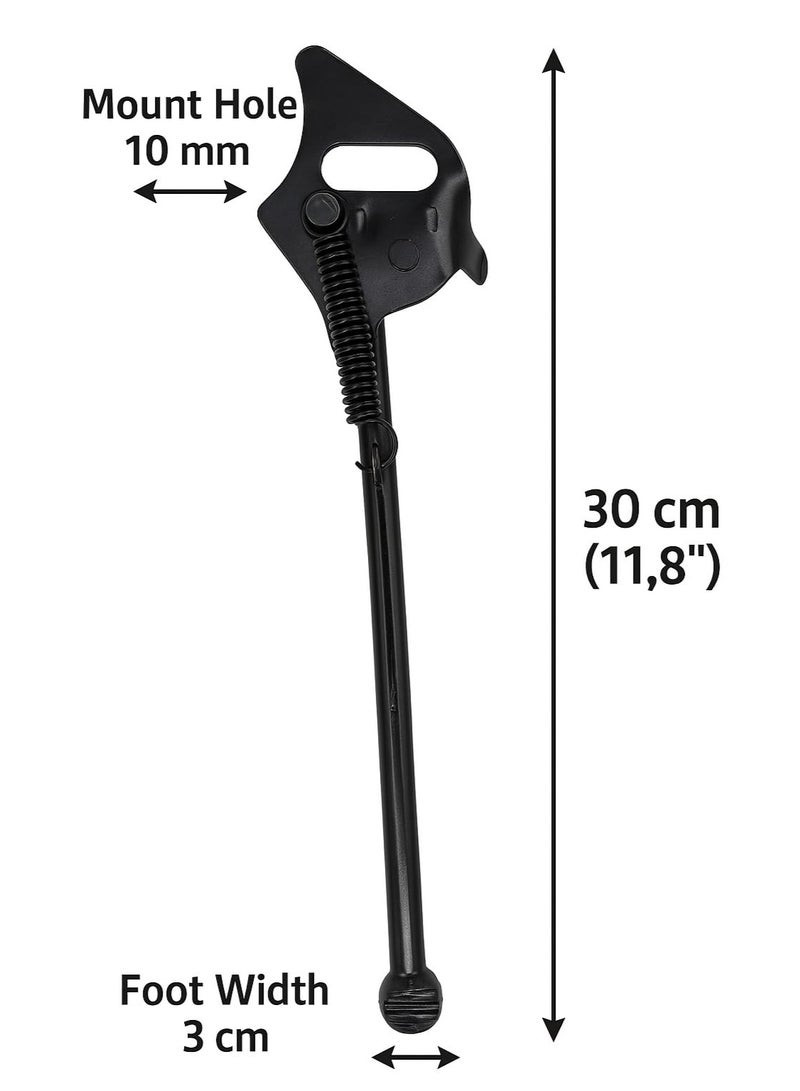 Fukukawa Adjustable Bicycle Kickstand 30 cm Heavy-Duty Steel Side Stand for 24-29 Inch Bikes Anti-Slip Rubber Foot Rust-Resistant Cycle Parking Support - Image 3