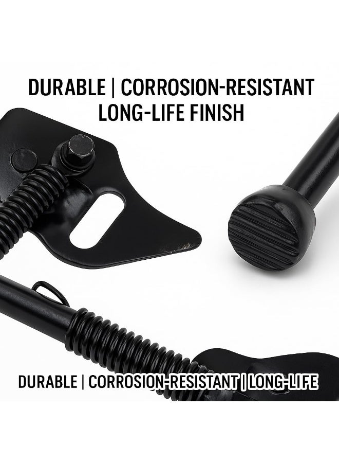 Fukukawa Adjustable Bicycle Kickstand 30 cm Heavy-Duty Steel Side Stand for 24-29 Inch Bikes Anti-Slip Rubber Foot Rust-Resistant Cycle Parking Support - Image 4