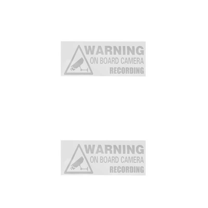 2pcs Car Security Sign Video Warning Sign Security Camera Sign No Trespassing Sign - Image 1