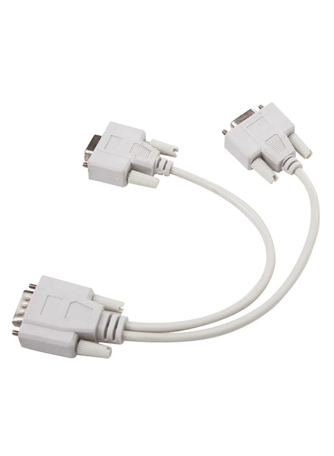 BURAQ VGA SVGA HDB15 Male to 2 Female Splitter Cable - Image 2
